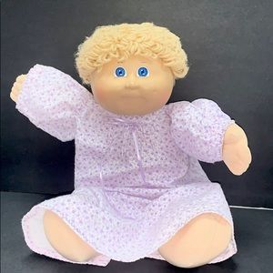 Vintage Cabbage Patch Kids Doll 1978 1982 Brown Blonde Hair Blue Eyes